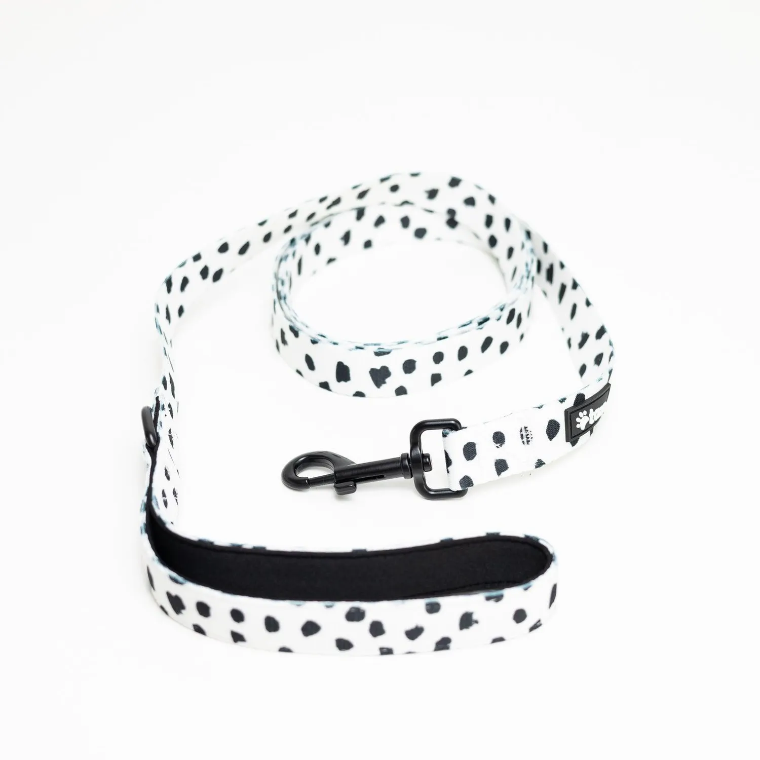 Tazz Spots on Run hundeline 200 cm hvid prikket
