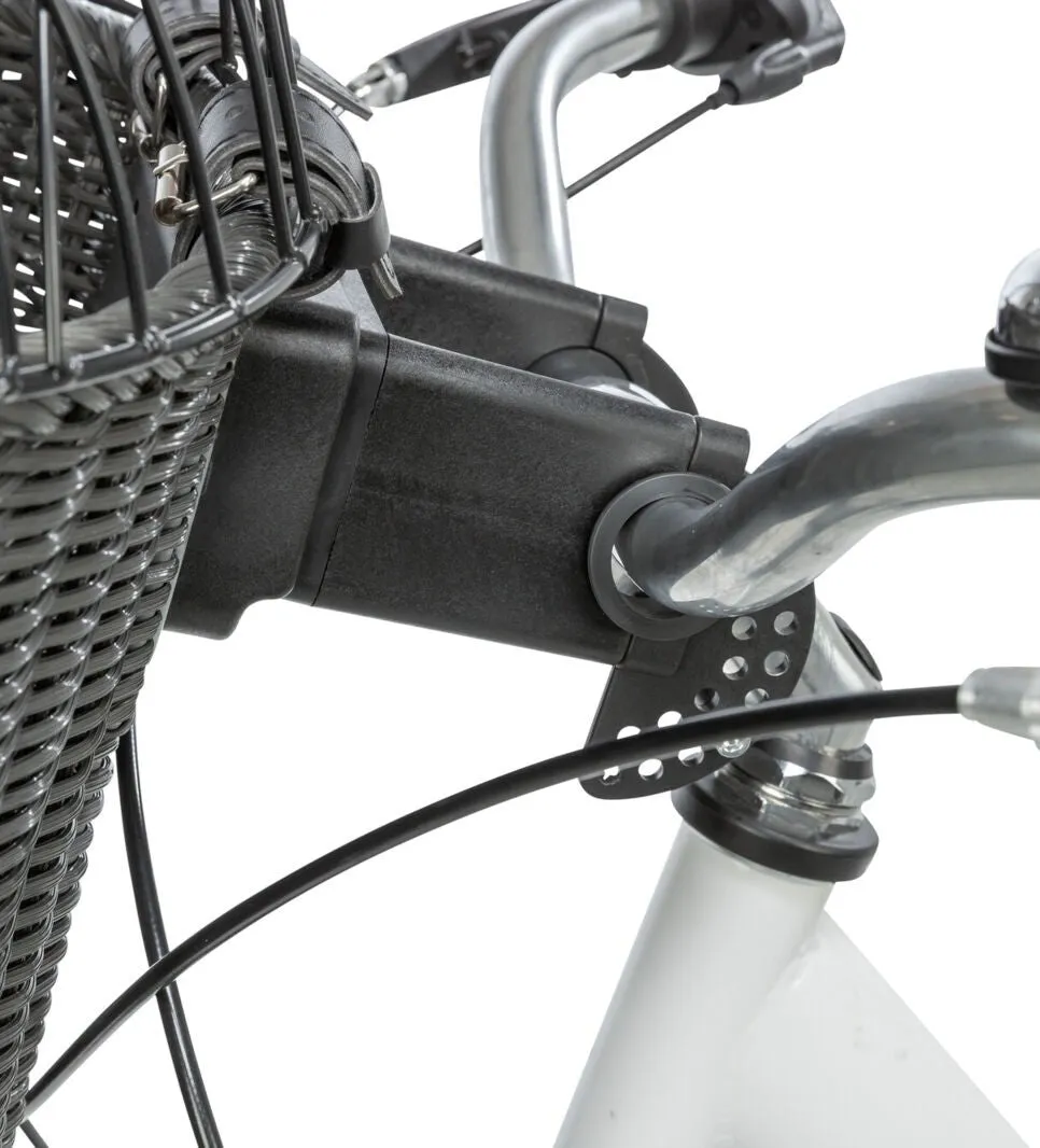 Doksie cykelkurv med gitter og pude 5 kg
