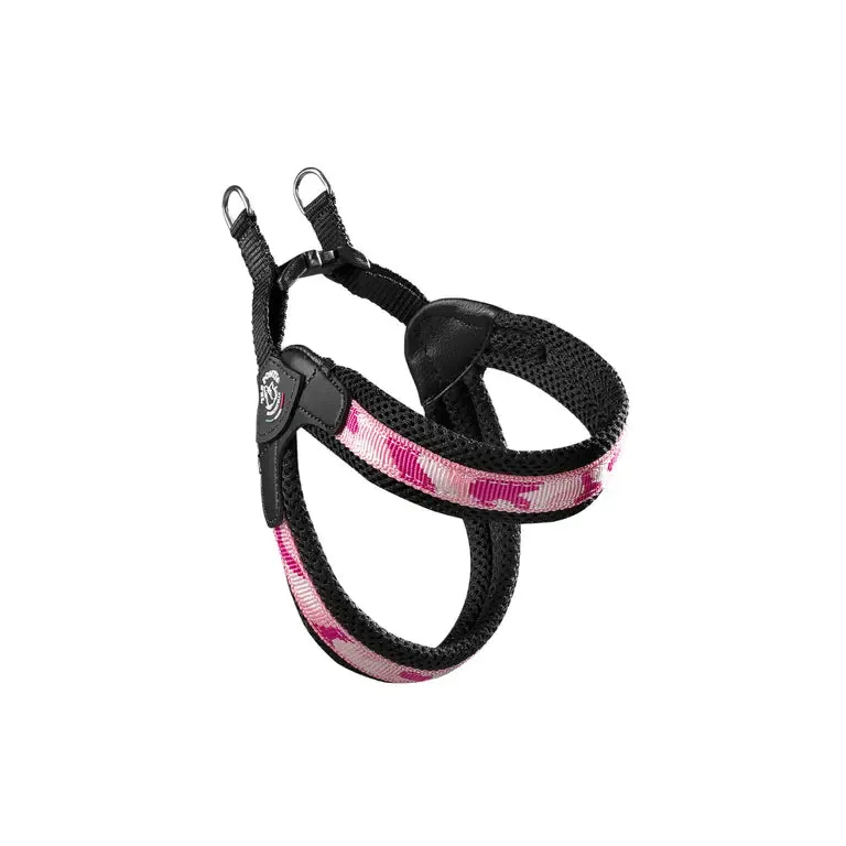 Tre Ponti Easy Fit hundesele Click Penny Mesh pink camo