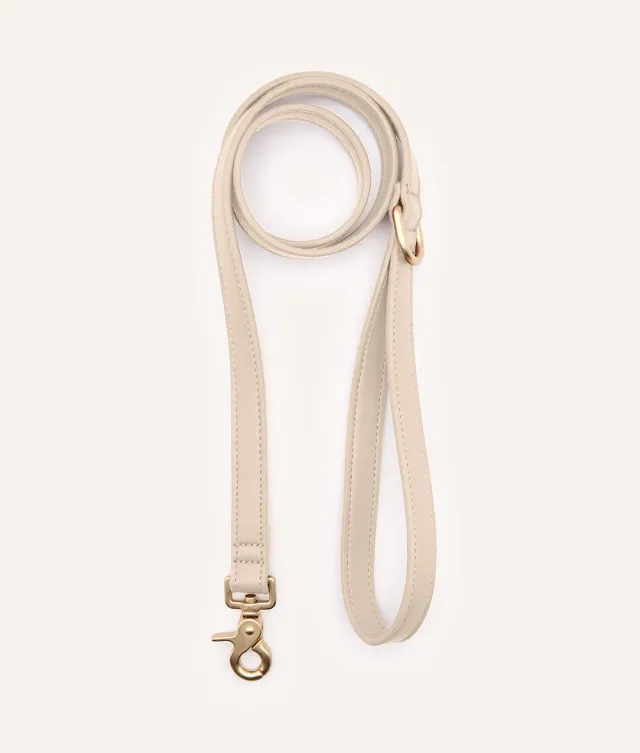 Cafide Jala hundeline beige vegansk læder 1,4m