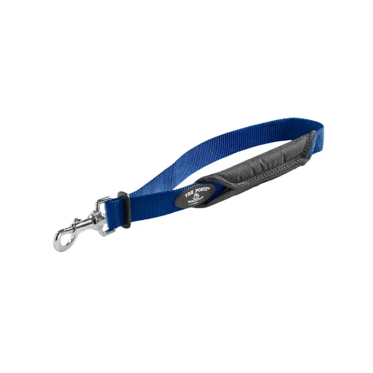 Tre Ponti Control hundeline kort sort til store hunde