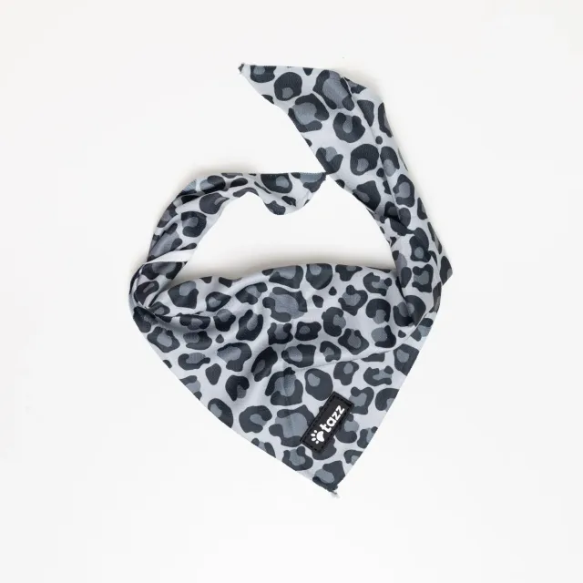 Tazz Dark Leo hundebandana M leopard