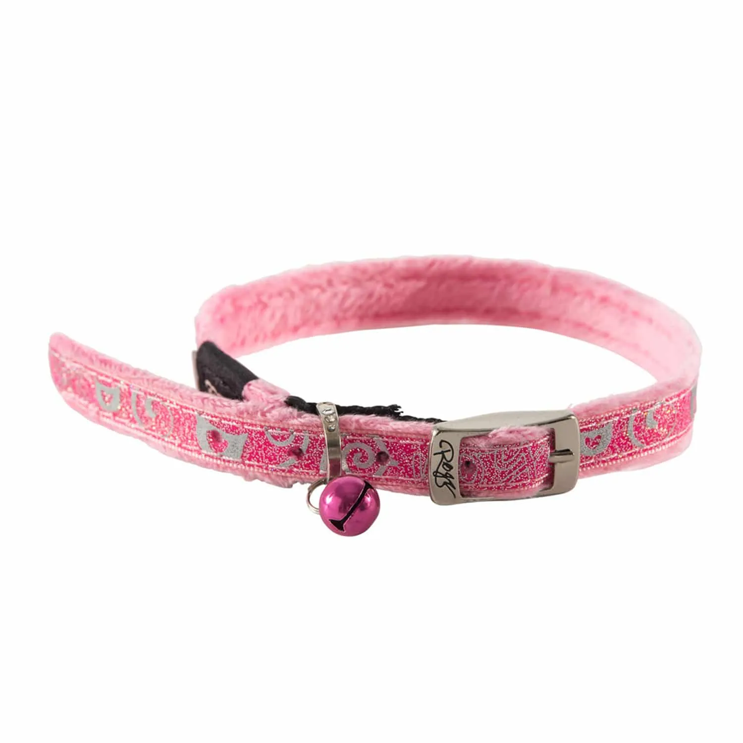 Rogz SparkleCat kattehalsbånd glitter justerbar
