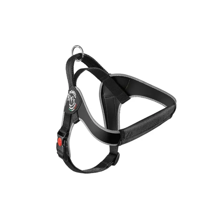 Tre Ponti Brio hundesele Black stor justerbar