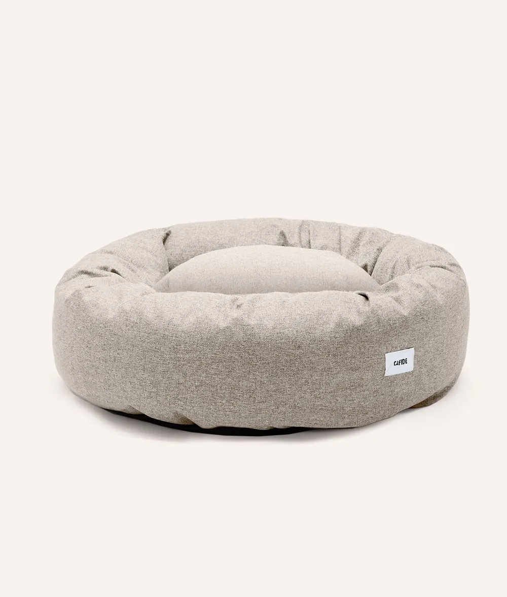 Cafide Nuba Beige Chenille hundeseng S 60x60 cm beige chenille