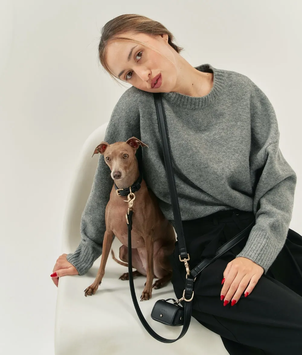 Cafide Jala hundesnor sort vegansk læder