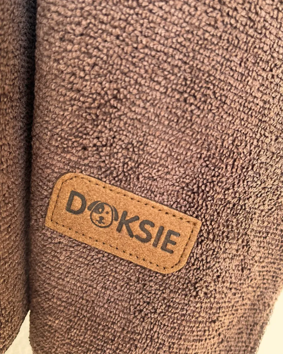 Doksie spa-sæt til hund grå 4 dele