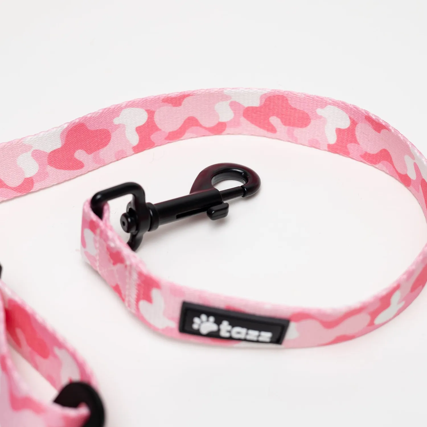 Tazz Pink Camo bilsele til hund justerbar