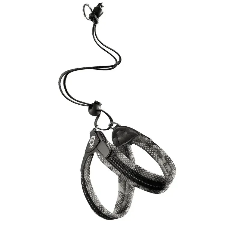 Tre Ponti Easy Fit Mesh hundesele sort str. 2 refleks