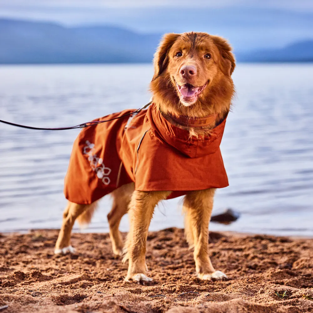 Hurtta Monsoon II regndækken hund cinnamon vandtæt
