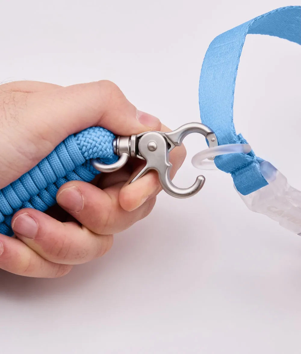 Cafide Ona Blue hundesnor blå M 200 cm flettet