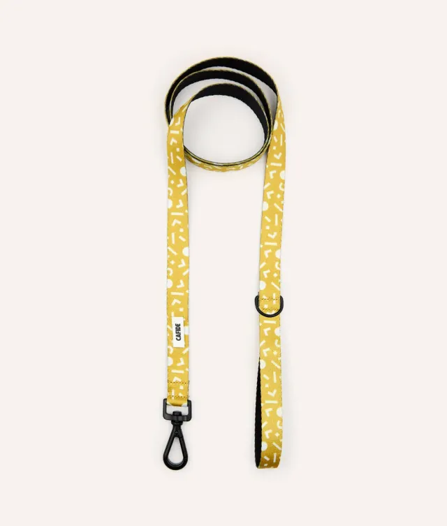 Cafide Juno Memphis Mustard hundesnor 1,2 m sennep mønster