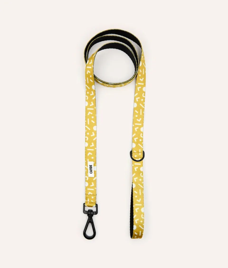 Cafide Juno Memphis Mustard hundesnor 1,2 m sennep mønster