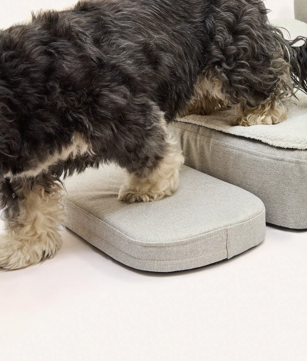 Cafide Soma Step hundeseng trin ortopædisk grå