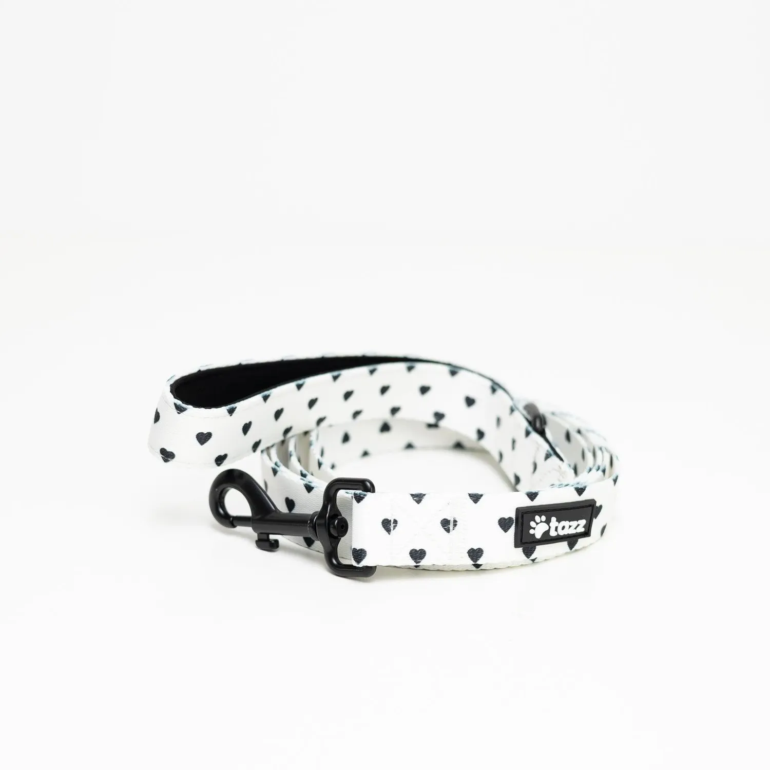 Tazz Everglow hundesnor hvid hjerter 200 cm tre bredder