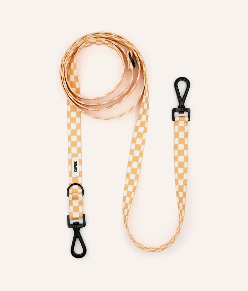 Cafide Juno hundeline peach orange genbrug