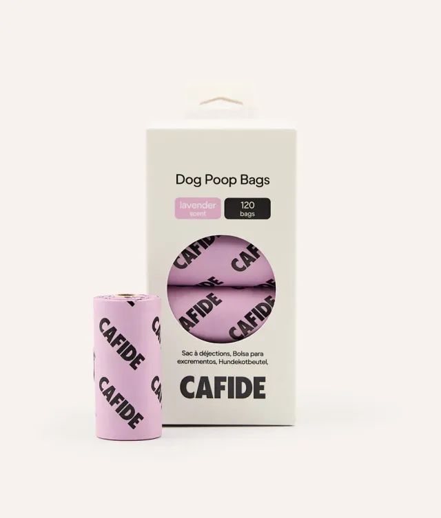 Cafide Lea lavendel hundeposer 120 stk komposterbar