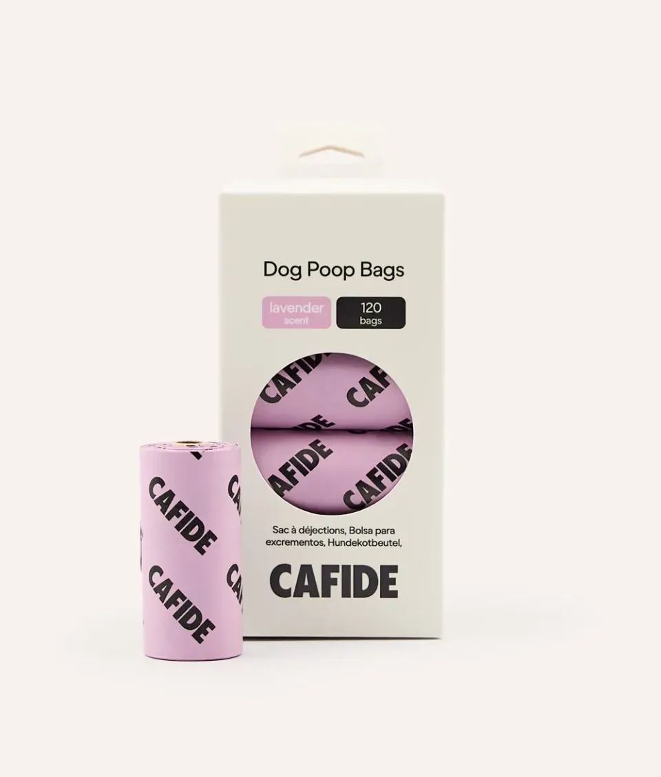 Cafide Lea lavendel hundeposer 120 stk komposterbar