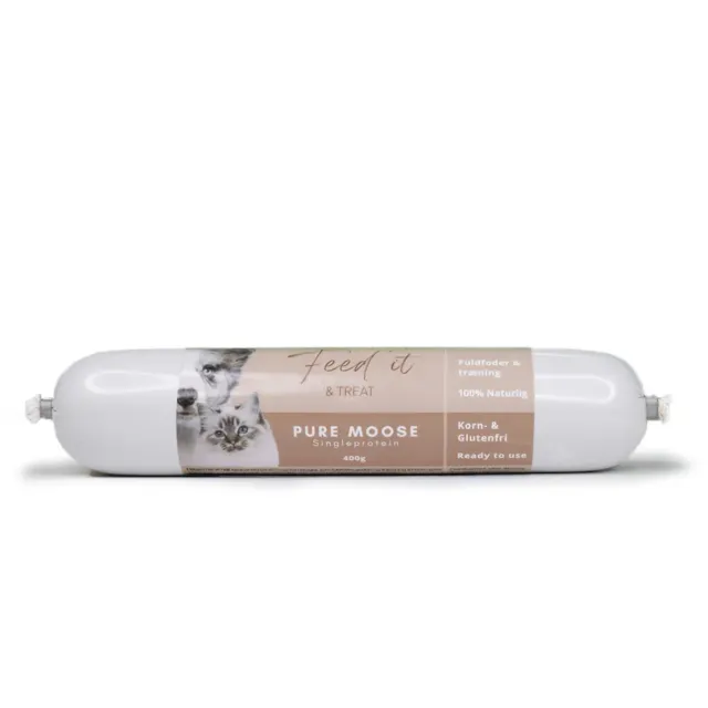 Snack'it singleprotein pølse elg 400 g 92%