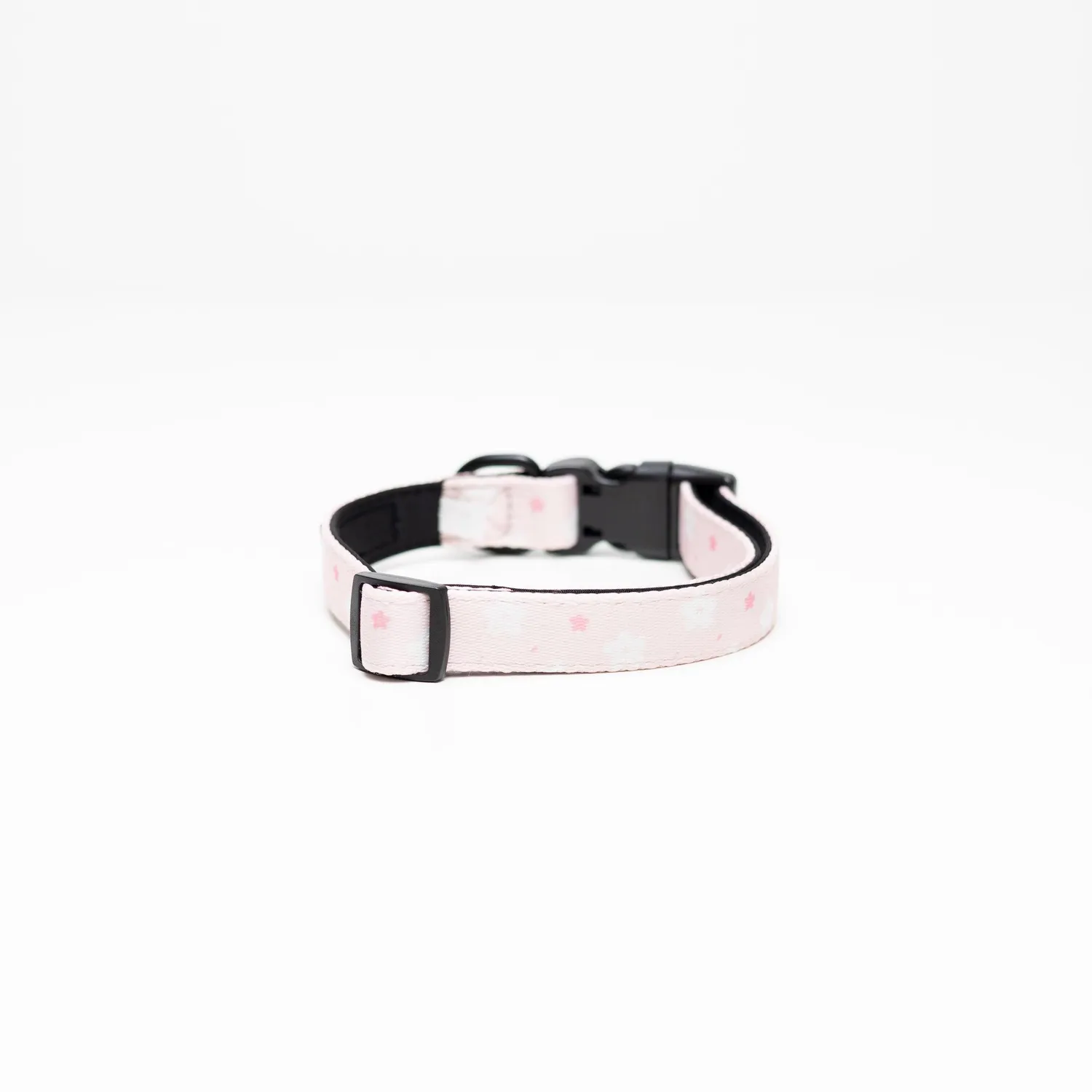 Tazz Pink Flower hundehalsband lyserod blomst
