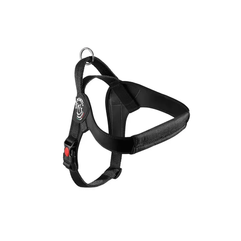 Tre Ponti Brio hundesele Black stor justerbar