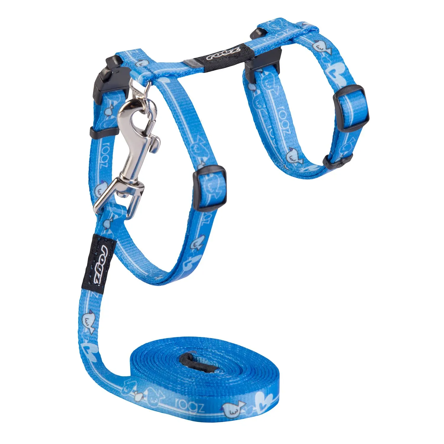 Rogz Kiddy Cat Classic kattesele med line
