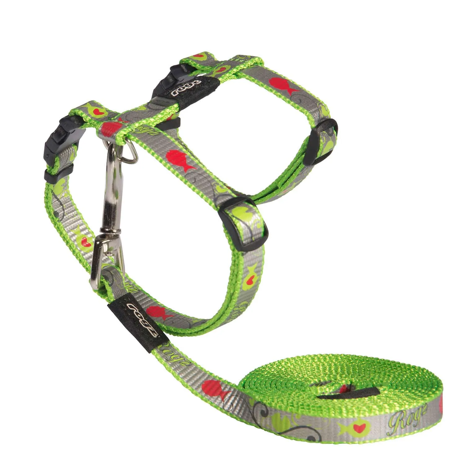 Rogz ReflectoCat Classic kattesele med line refleks