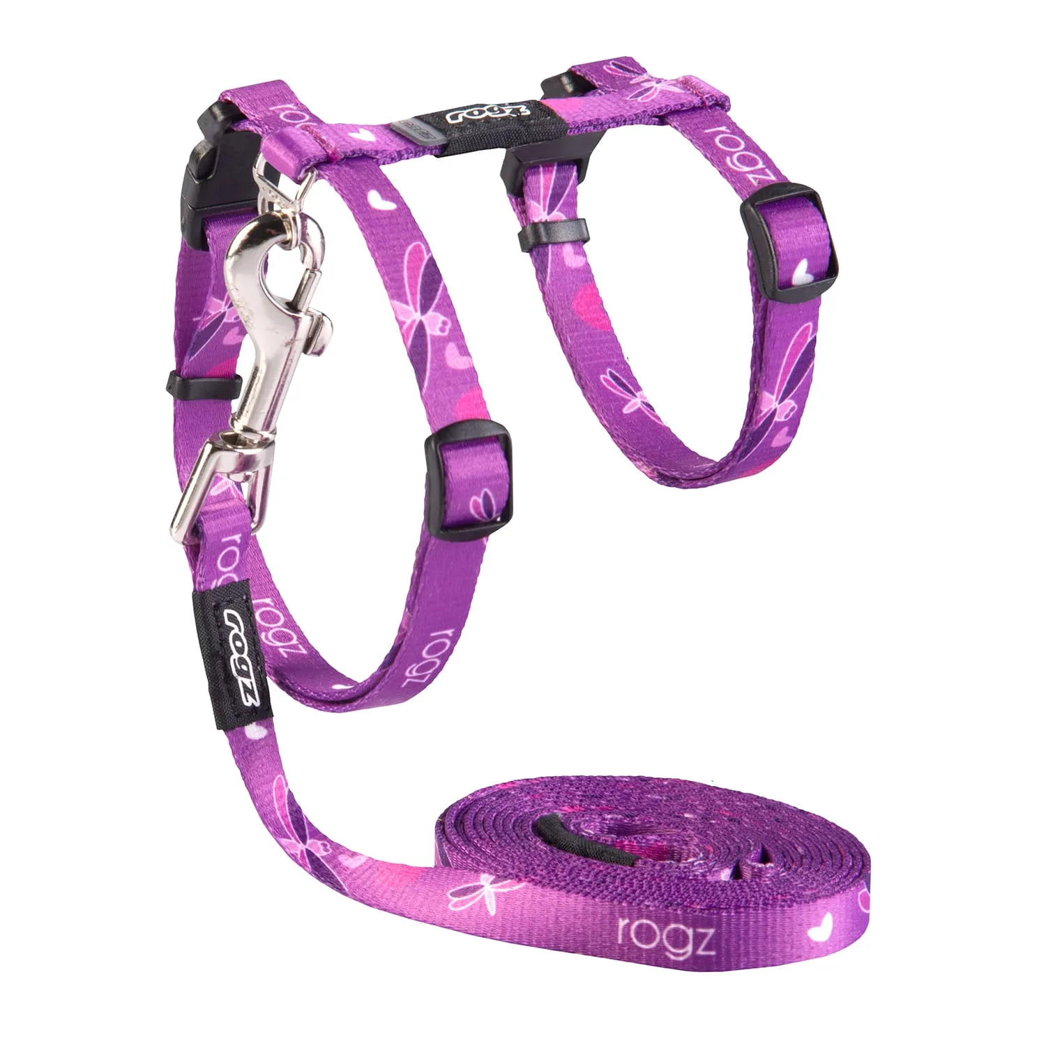 Rogz Kiddy Cat Classic kattesele med line