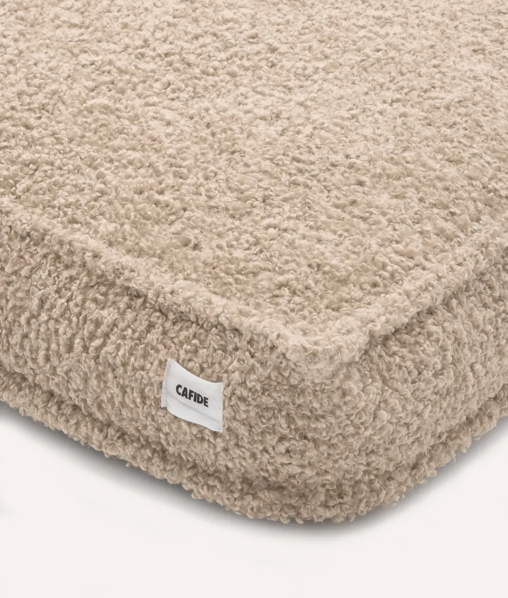Cafide Cuadra Beige Fleece hundeseng M fåreskind