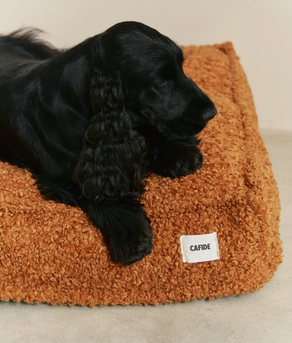 Cafide Cuadra Mustard hundeseng senneps fåreskind