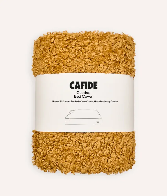 Cafide Cuadra hundekurv betræk L sennep fleece