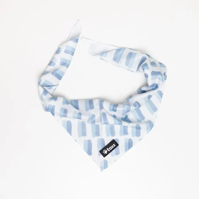 Tazz A Sky Full Of Lines bandana M hvid blå