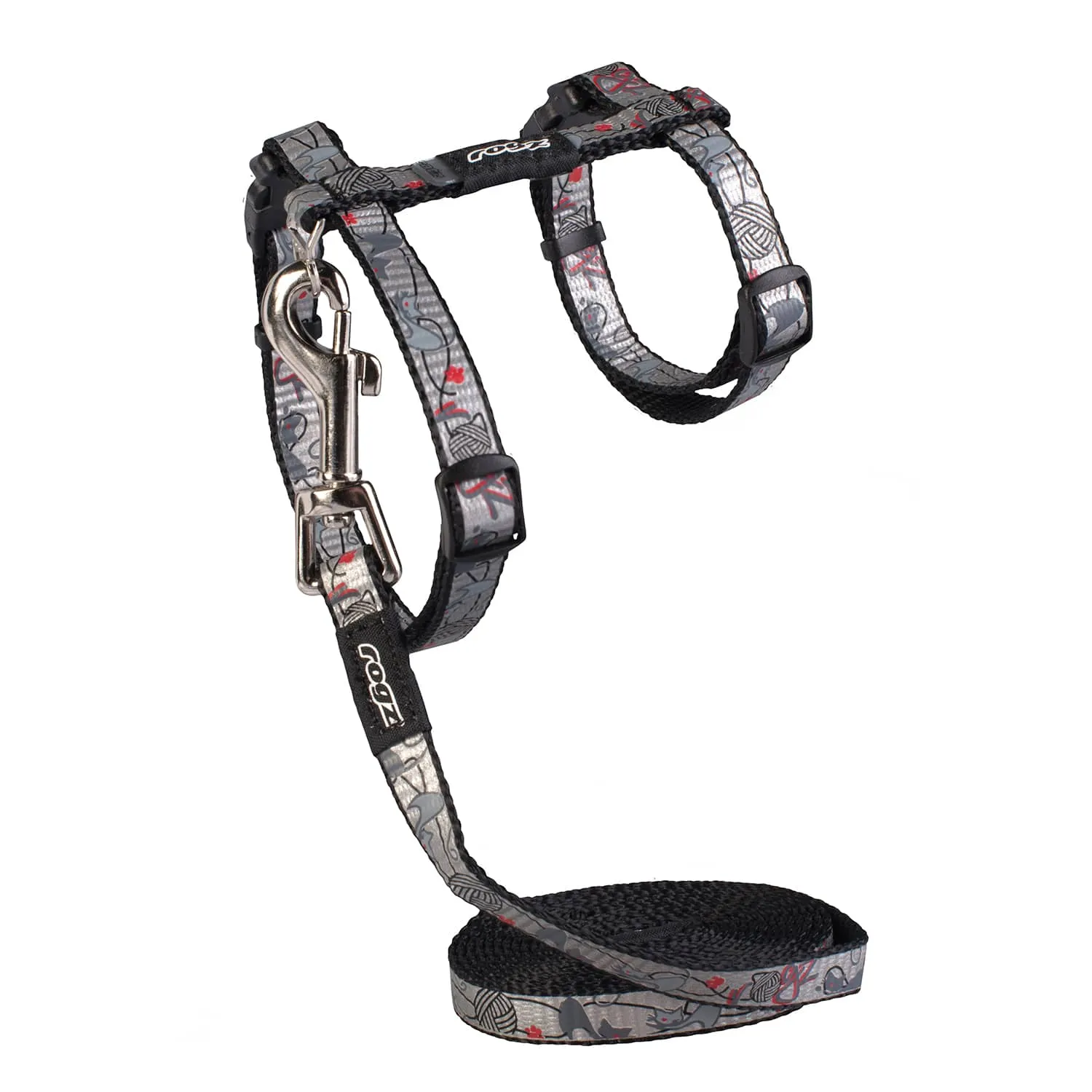 Rogz ReflectoCat Classic kattesele med line refleks