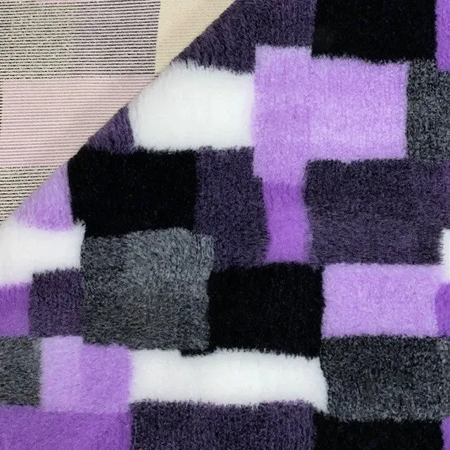 Klausen import Vetbed Lilla Patchwork hundetæppe 80x100