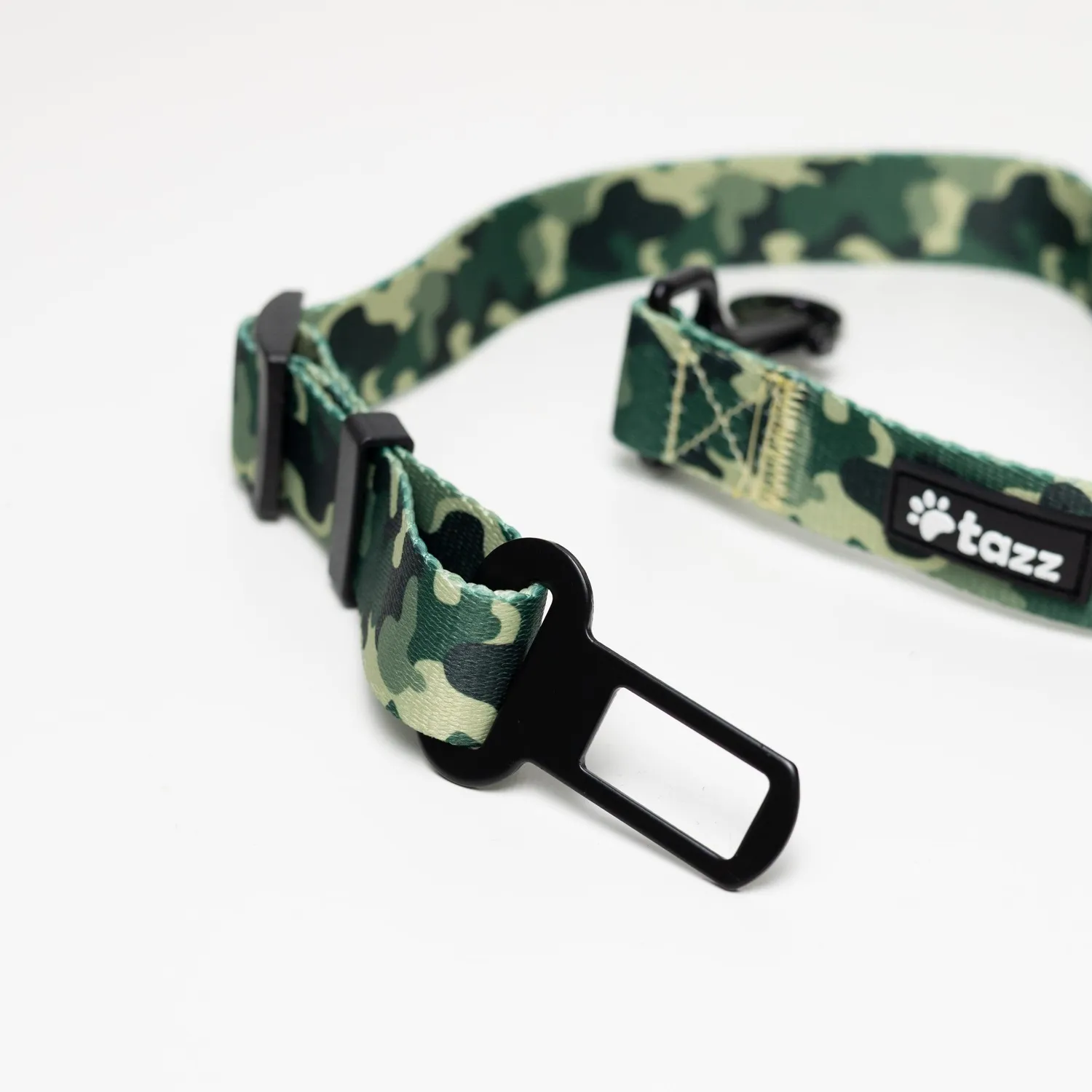 Tazz Green Camo hundesele til bil