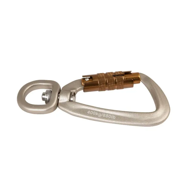 Hurtta Twist Lock karabinhage aluminium str. 20 robust