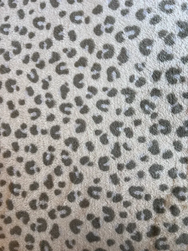 Wellness skridsikkert hundetæppe Beige Leopard M 100x70