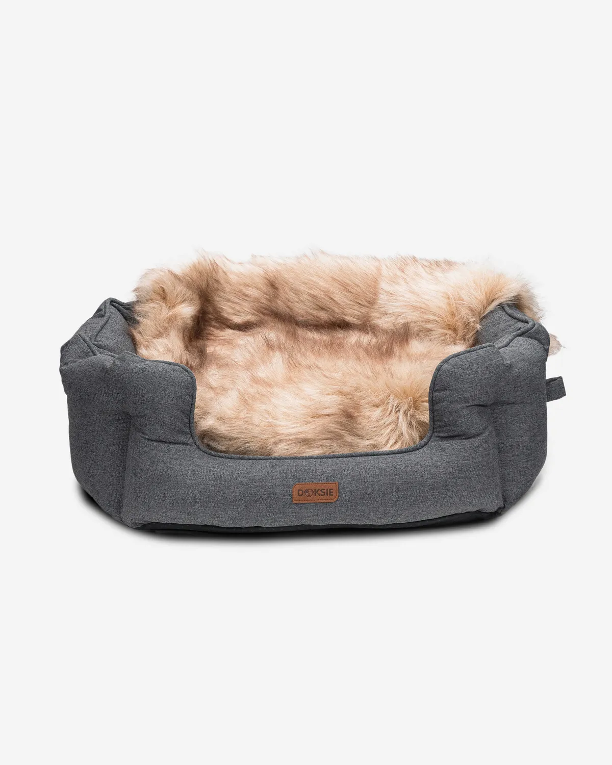 Doksie Cloud C3 rund hundeseng beroligende