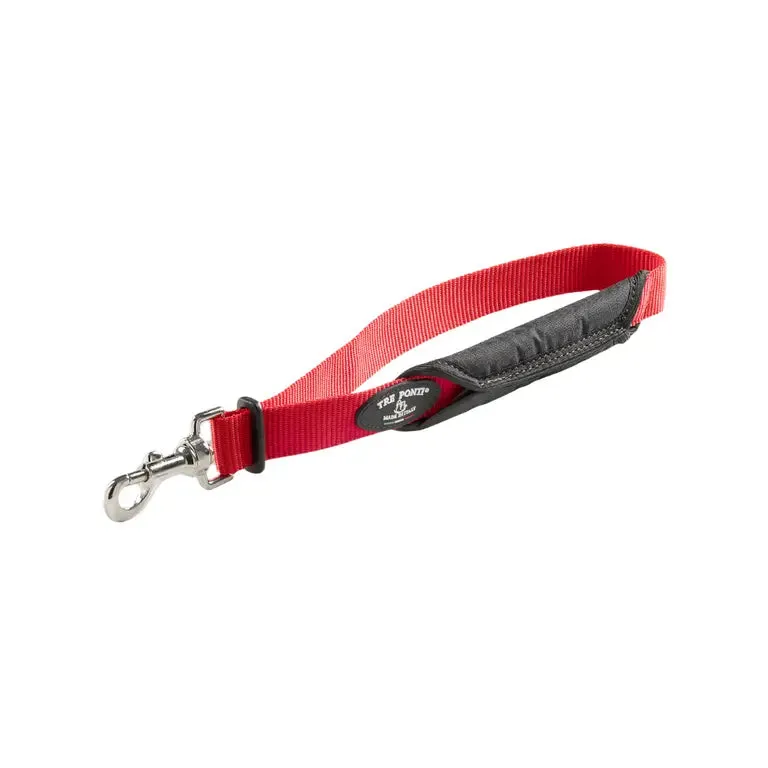 Tre Ponti Control hundeline kort sort til store hunde
