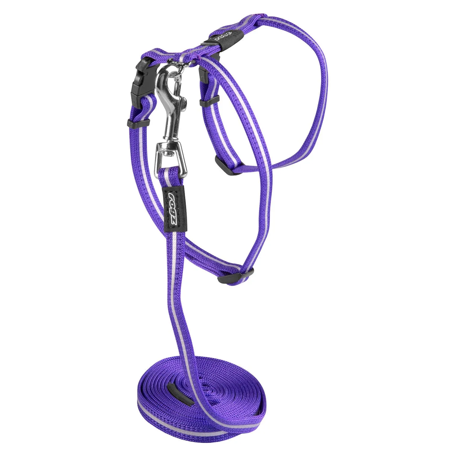 Rogz AlleyCat Classic kattesele med line justerbar