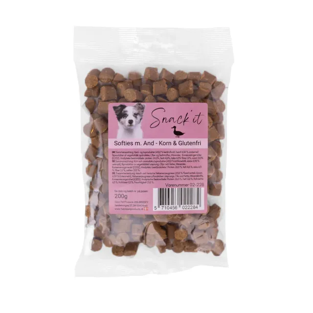 Snack'it Softies And hundegodbidder 200 g kornfri