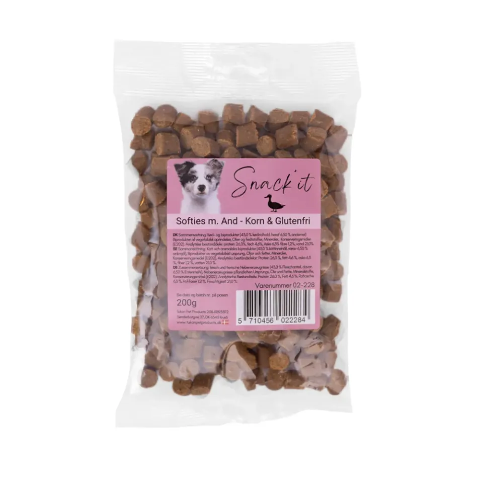 Snack'it Softies And hundegodbidder 200 g kornfri