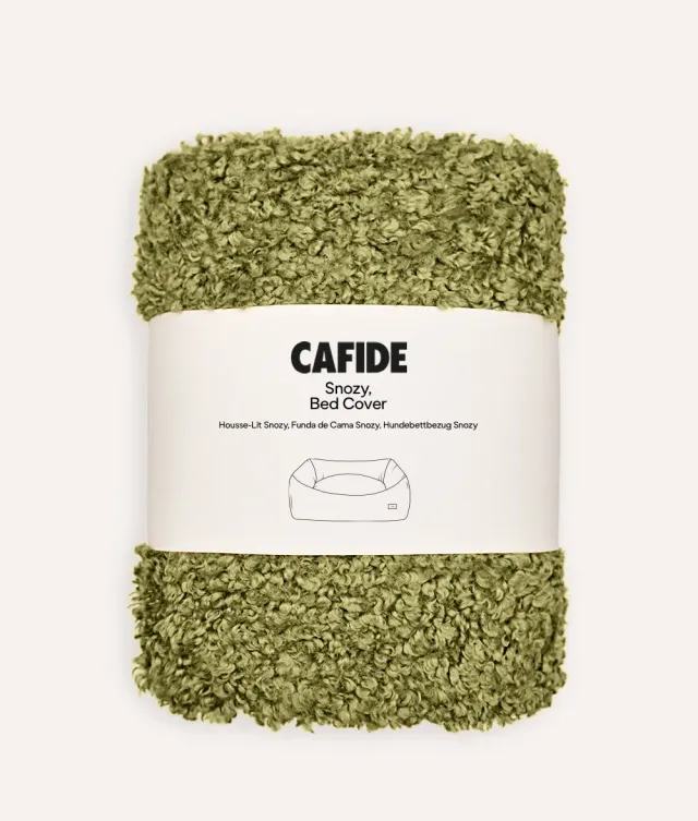 Cafide Snozy hundesengsbetræk grøn fleece