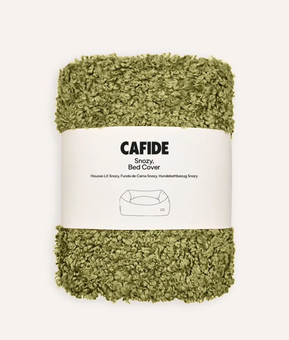Cafide Snozy hundesengsbetræk grøn fleece