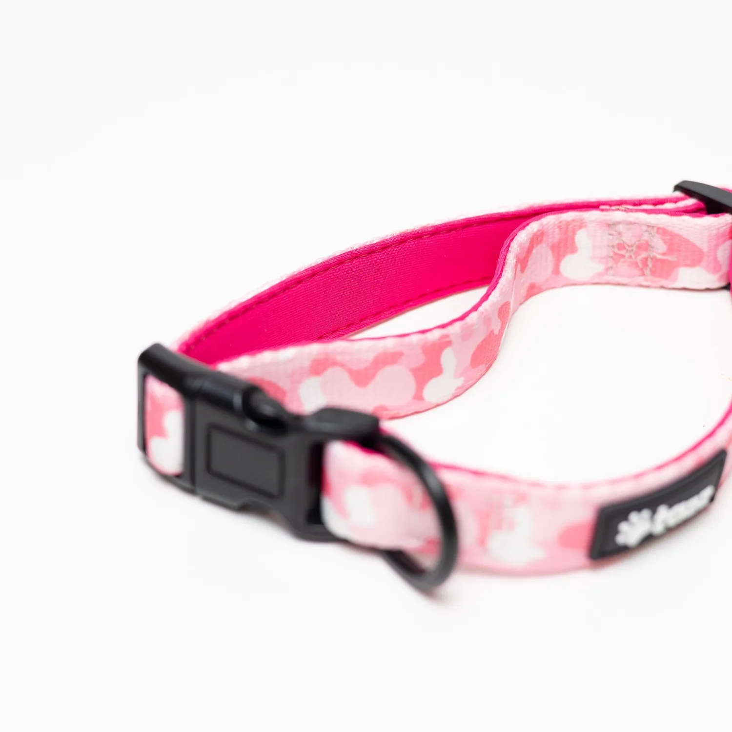 Tazz Pink Camo hundehalsbånd justerbart rosa camouflage