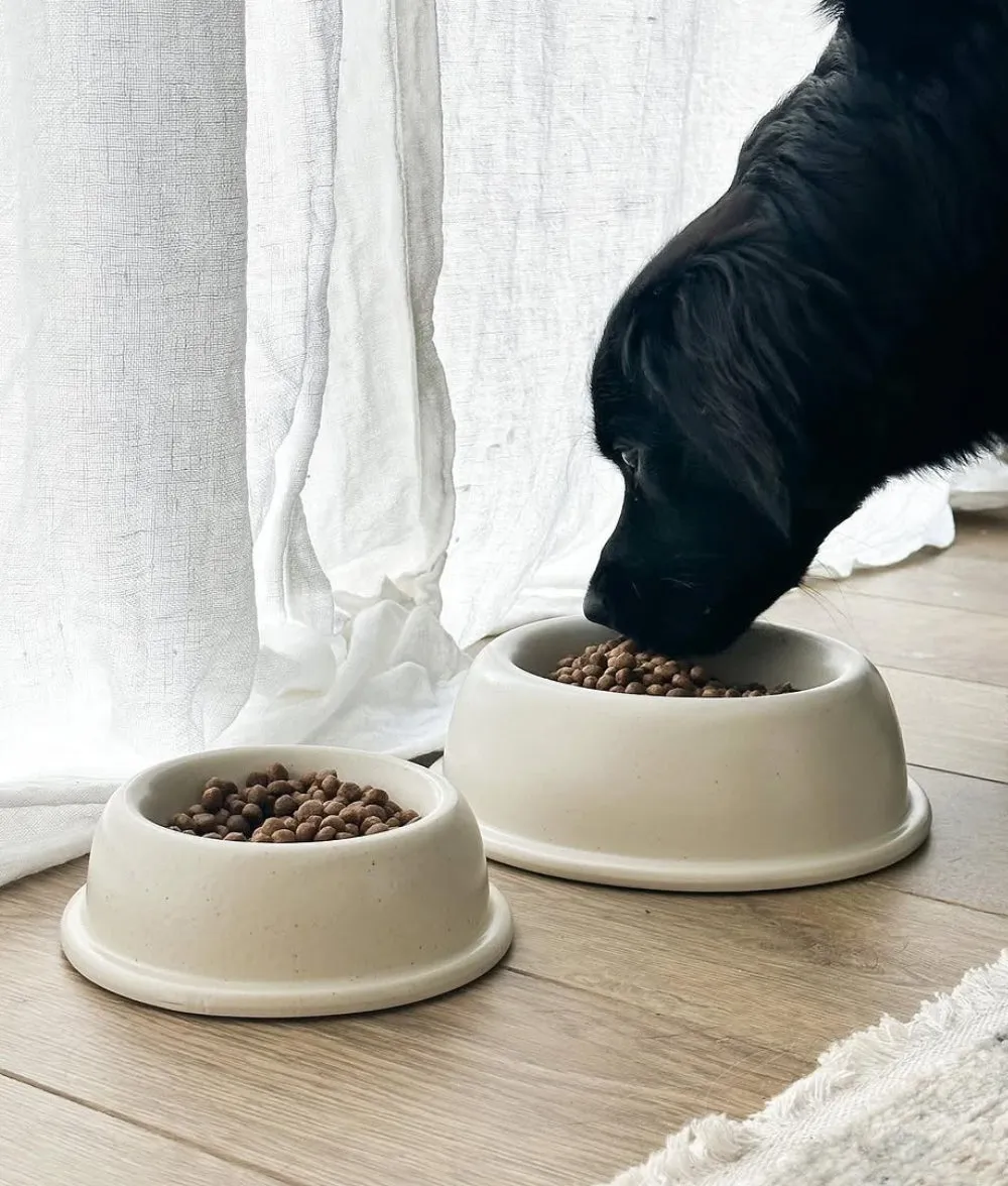 Cafide Bole Bone White hundeskål 440ml keramik