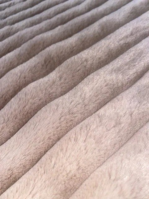 Wellness tæppe med fyld hundetæppe beige L 95x65