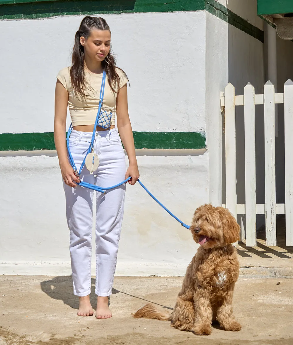 Cafide Ona multiposition hundesnor blå 200 cm M