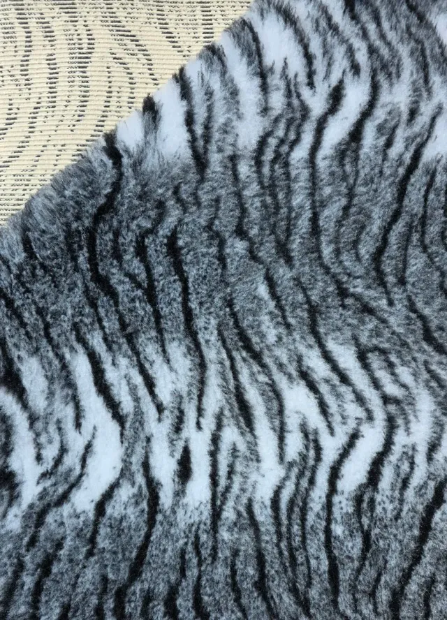 Klausen import Vetbed Hvid tiger hundetæppe 80x100 skridsikker