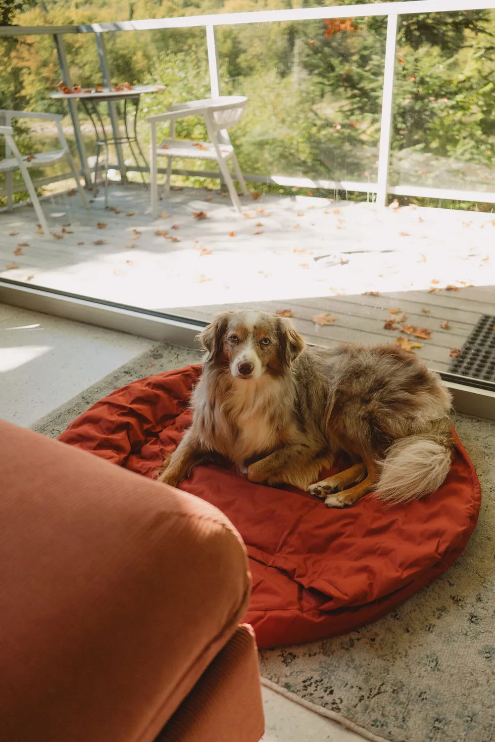 Hurtta Sleepover hundesovepose cinnamon isoleret